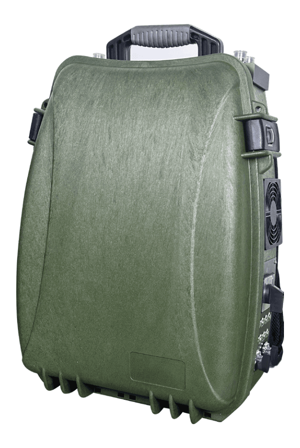 Backpack type anti drone device (custom, 300 W)