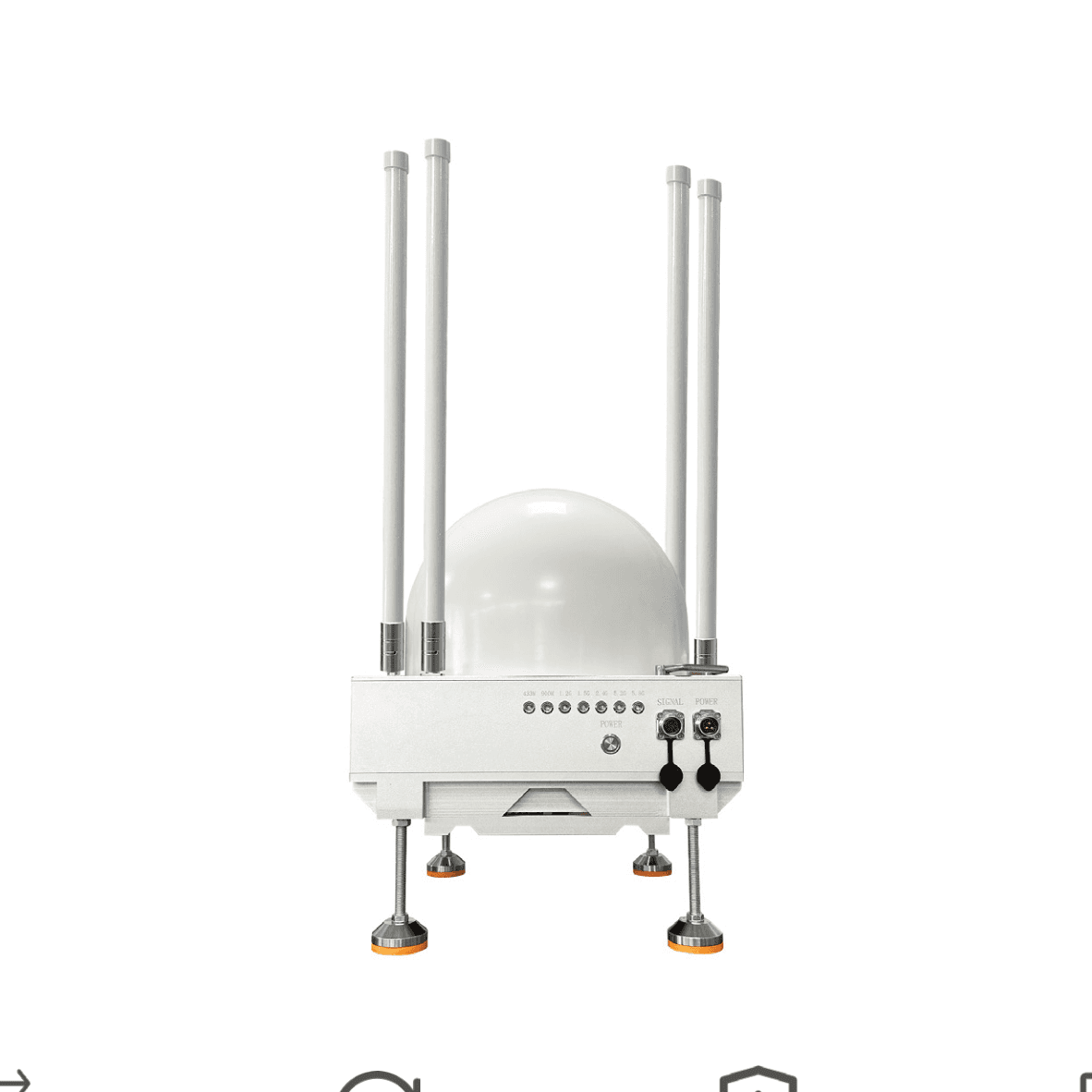 Spherical anti drone device (7 band)
